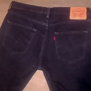 Levi Strauss and CO. 501's Size 34x34 black denim jeans